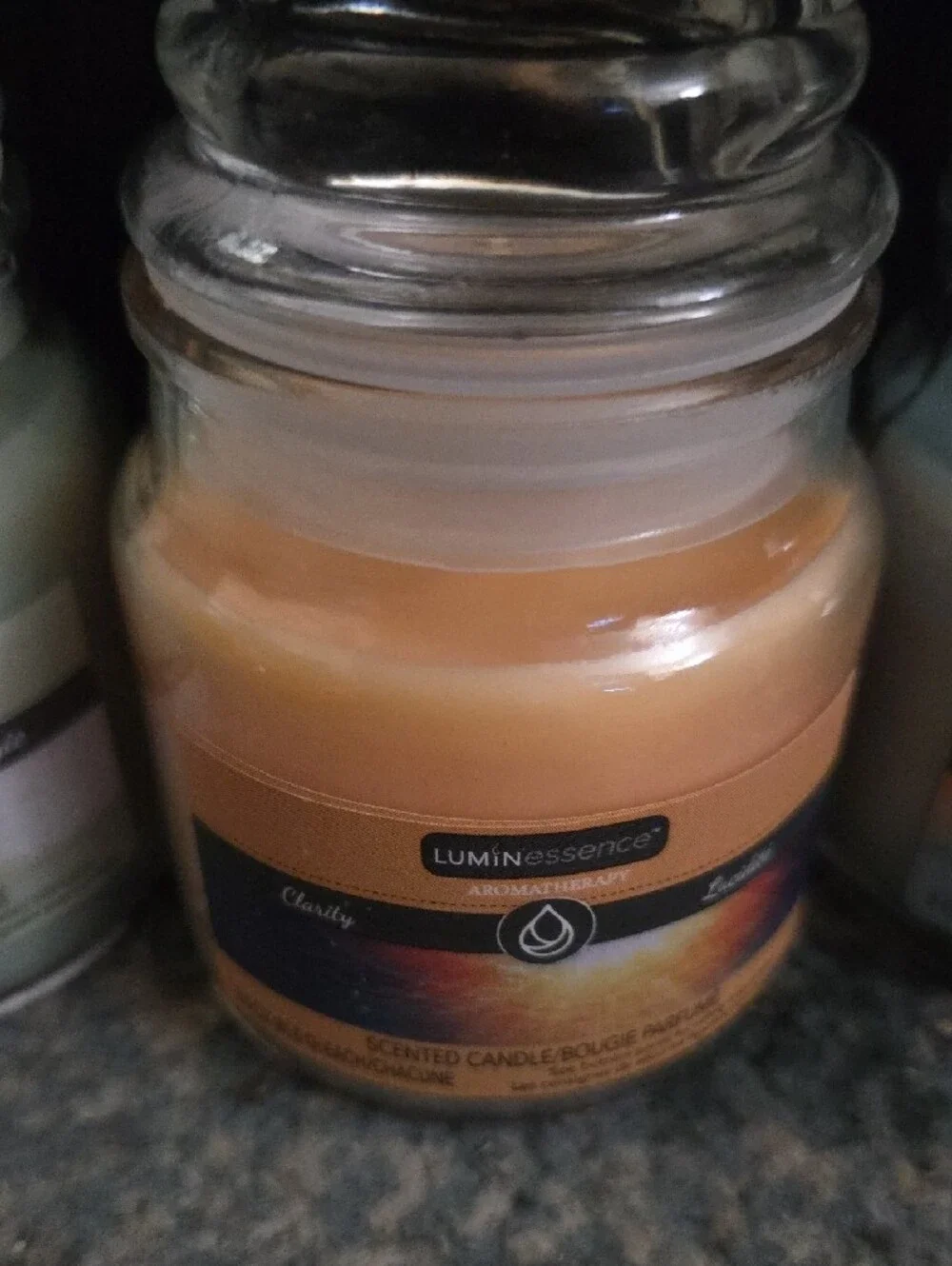 6 Assorted LuminEssence Aromotherapy Scented Jar Candles - Multi-Color